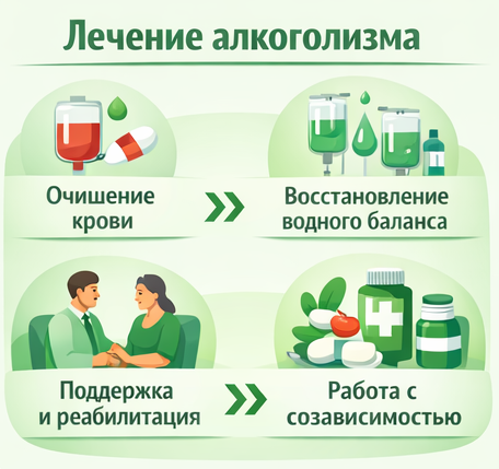 лечение алкоголизма в Лангепасе этапы